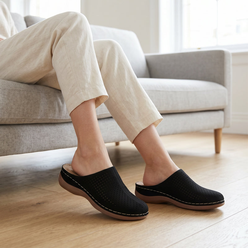 Nerise - Perforated Molded Platform Mules