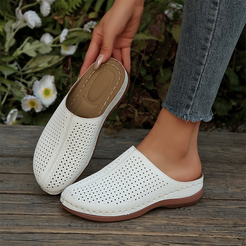 Nerise - Perforated Molded Platform Mules