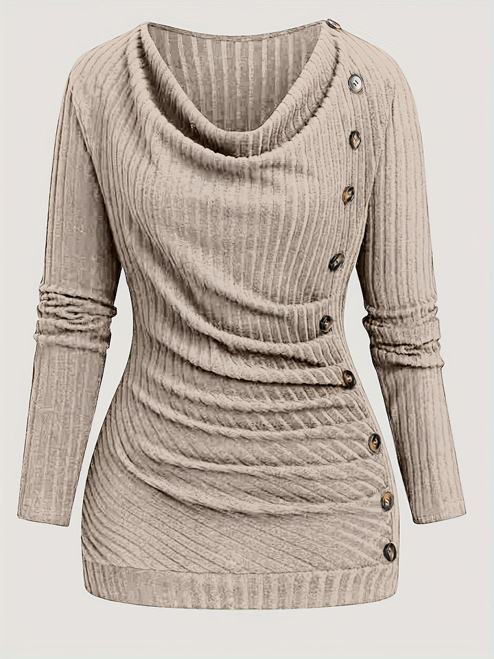 Solyne - Crew Neck Knit Top