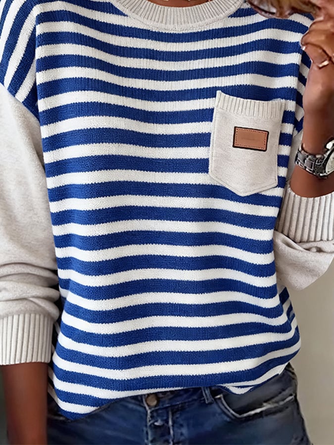 Avenli - Striped Knit Sweater