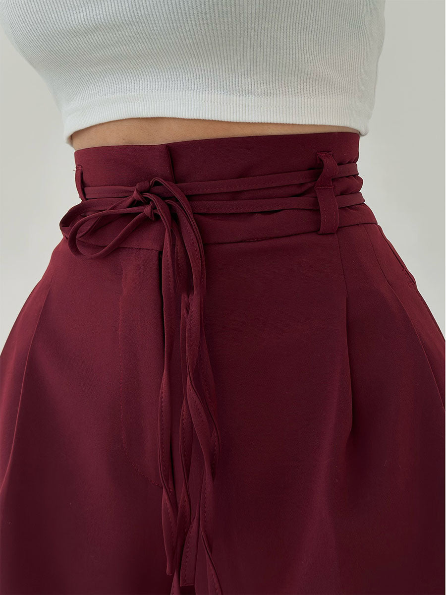 Avenya - Wide-Leg Woven Trousers