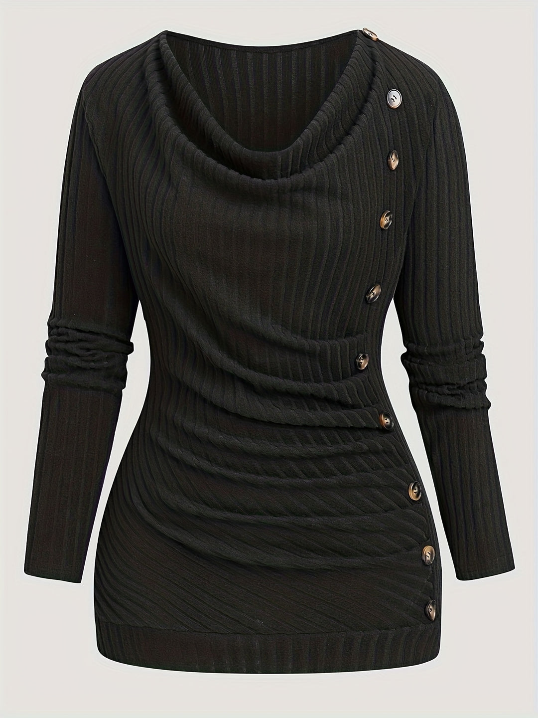 Solyne - Crew Neck Knit Top