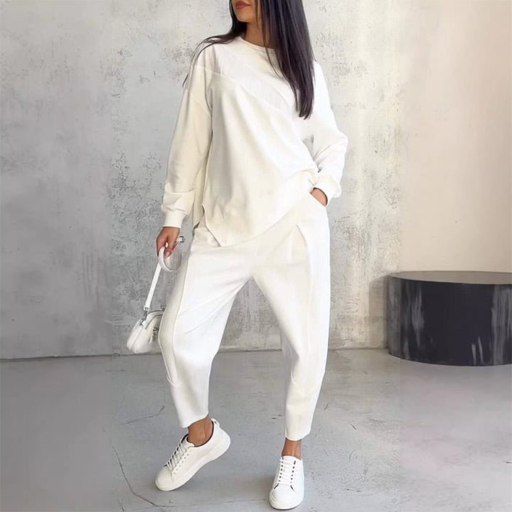 Belira - Round Neck Jersey Suit