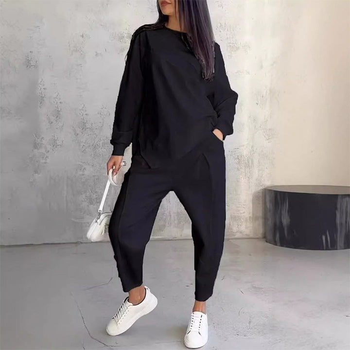 Belira - Round Neck Jersey Suit