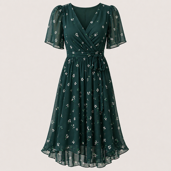 Naliri - Wrap Woven Midi Dress