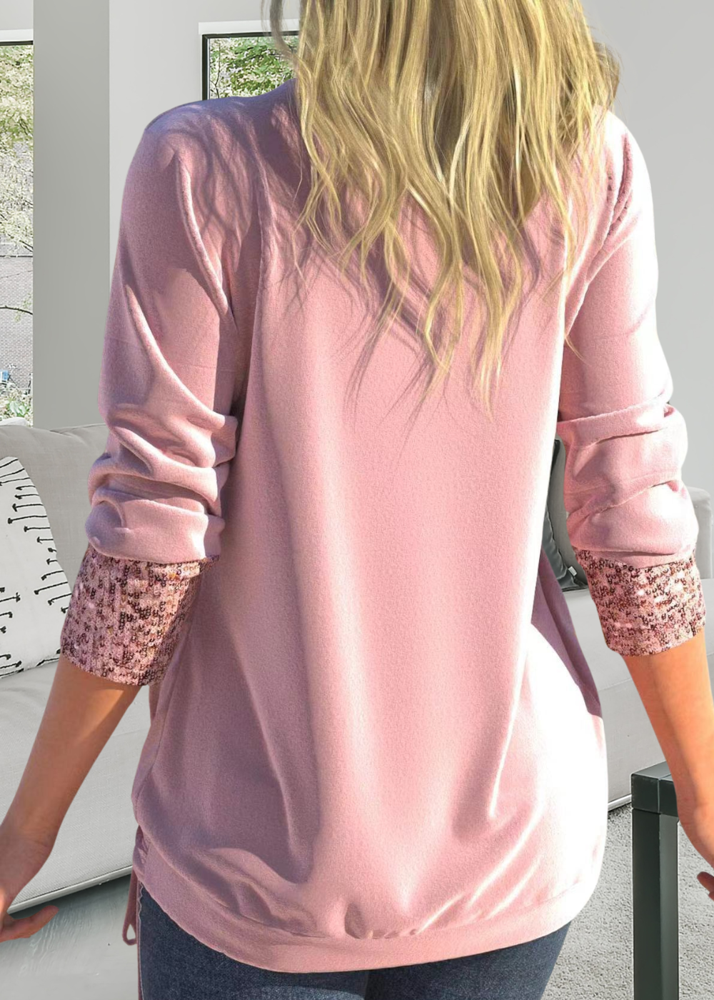 Rivena - Two-Piece Sequin Top Set