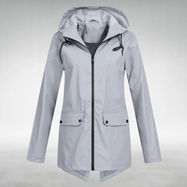 Calira - Adjustable Hood Waterproof Raincoat