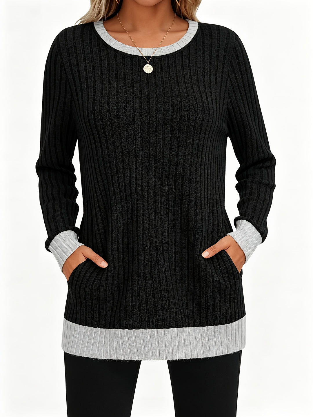 Soreli - Colour-Block Jersey Knit T-Shirt