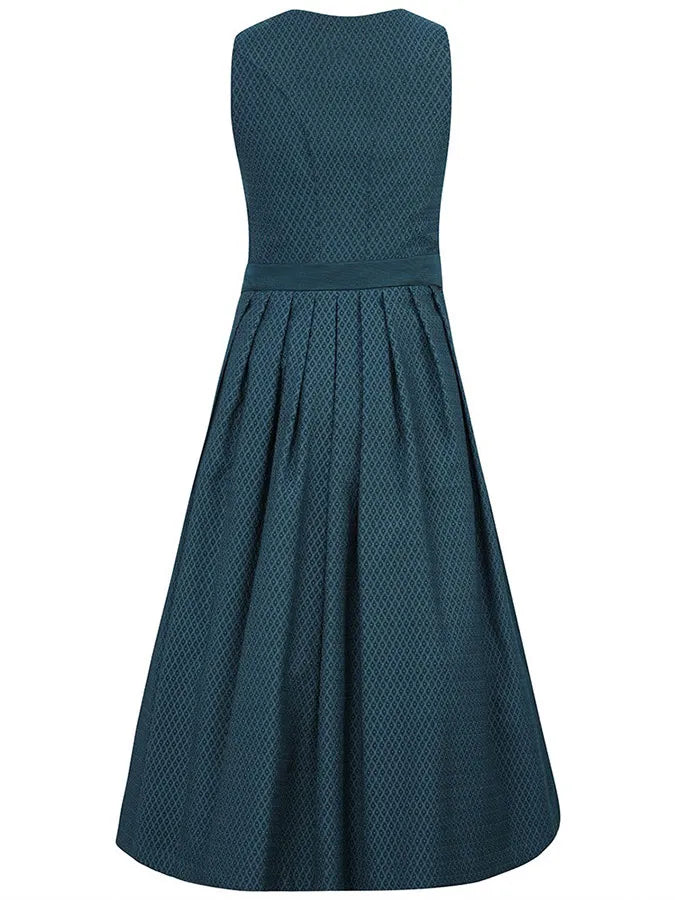 Solira - Bow-Front Jacquard Dress