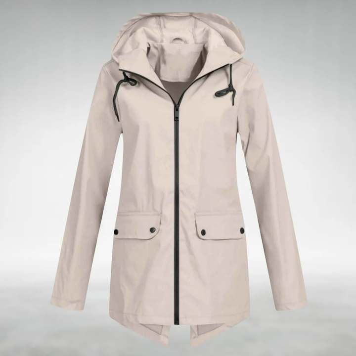Calira - Adjustable Hood Waterproof Raincoat