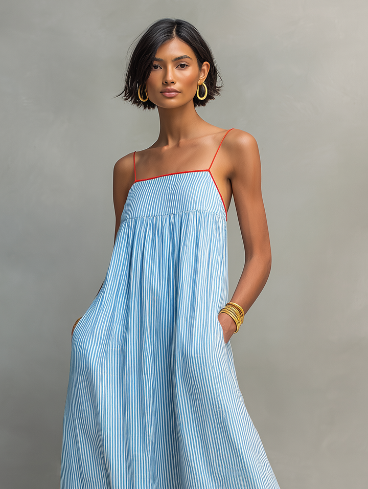 Iverra - Draped Woven Dress
