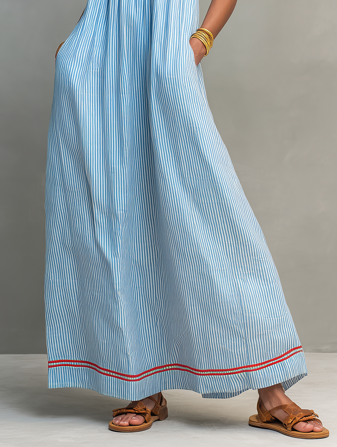 Iverra - Draped Woven Dress