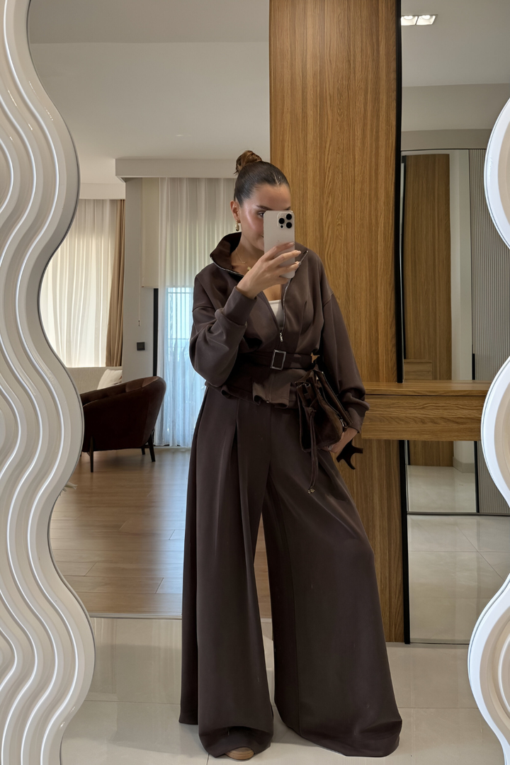 Velori - Wide-Leg Tailored Set