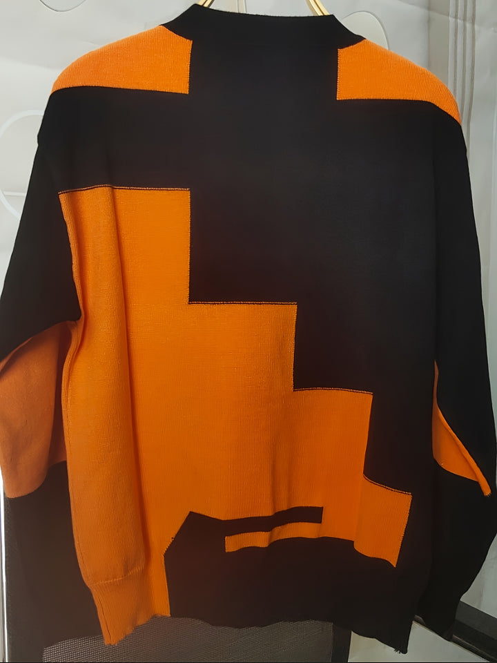 Neriva - Colour-Block Knit Pullover