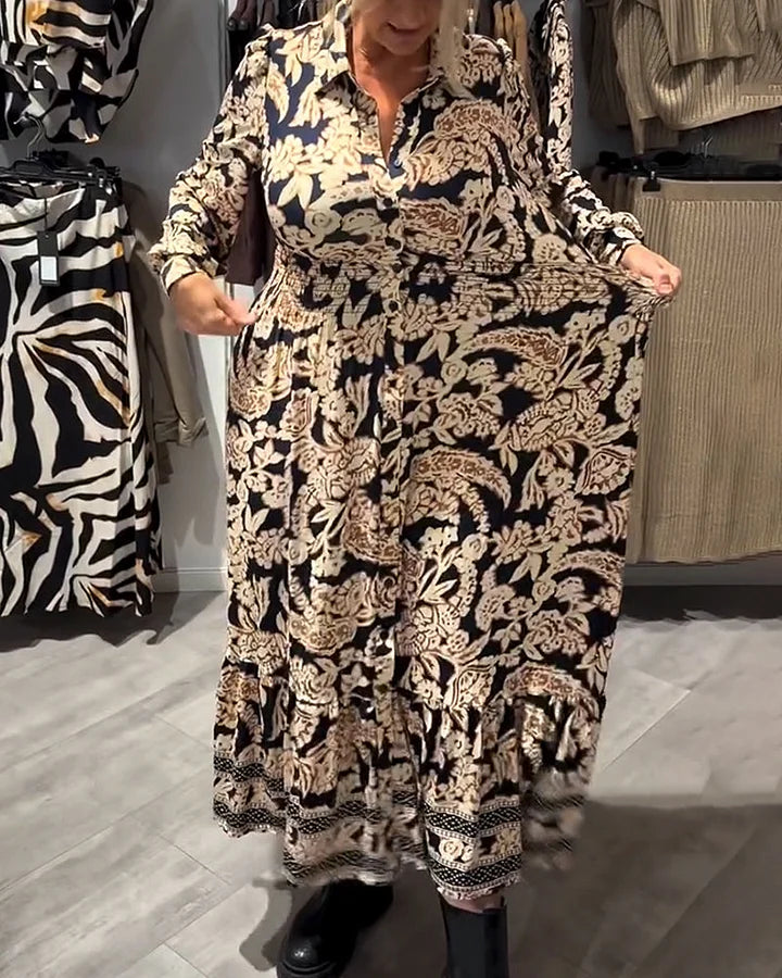 Naliri - Floral-Print Woven Shirt Dress