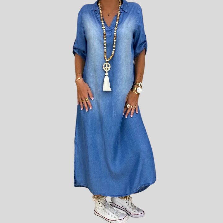 Mevra - Relaxed Cut Denim Dress