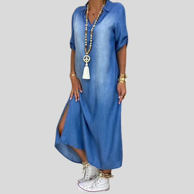 Mevra - Relaxed Cut Denim Dress