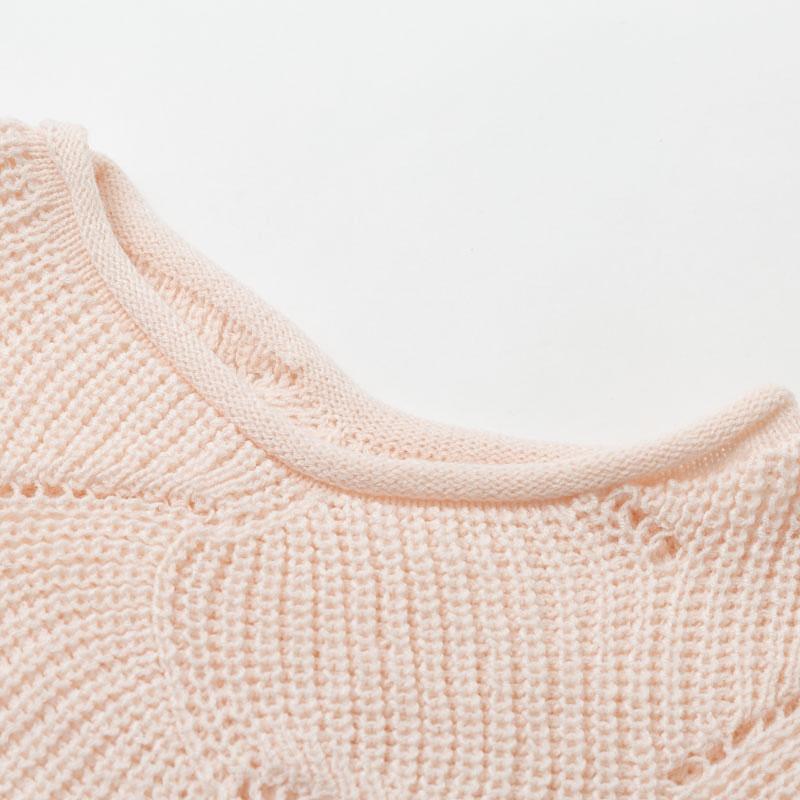 Velira - Wavy Open-Knit Jumper