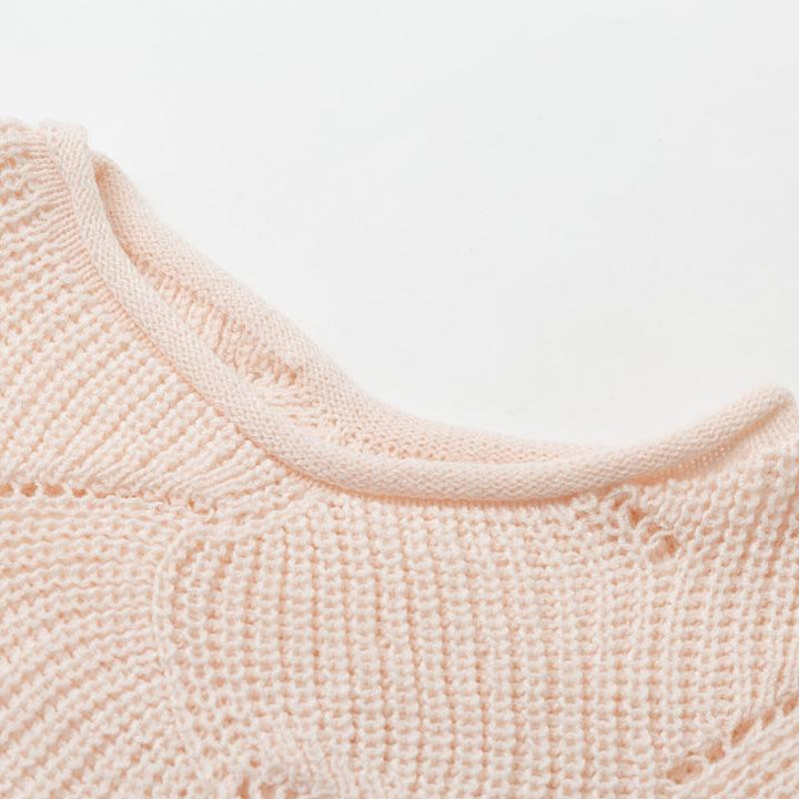 Velira - Wavy Open-Knit Jumper
