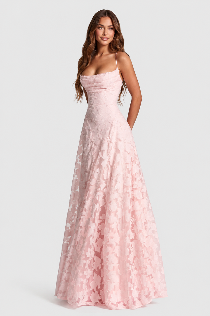 Nerila - Raised Floral Lace Dress