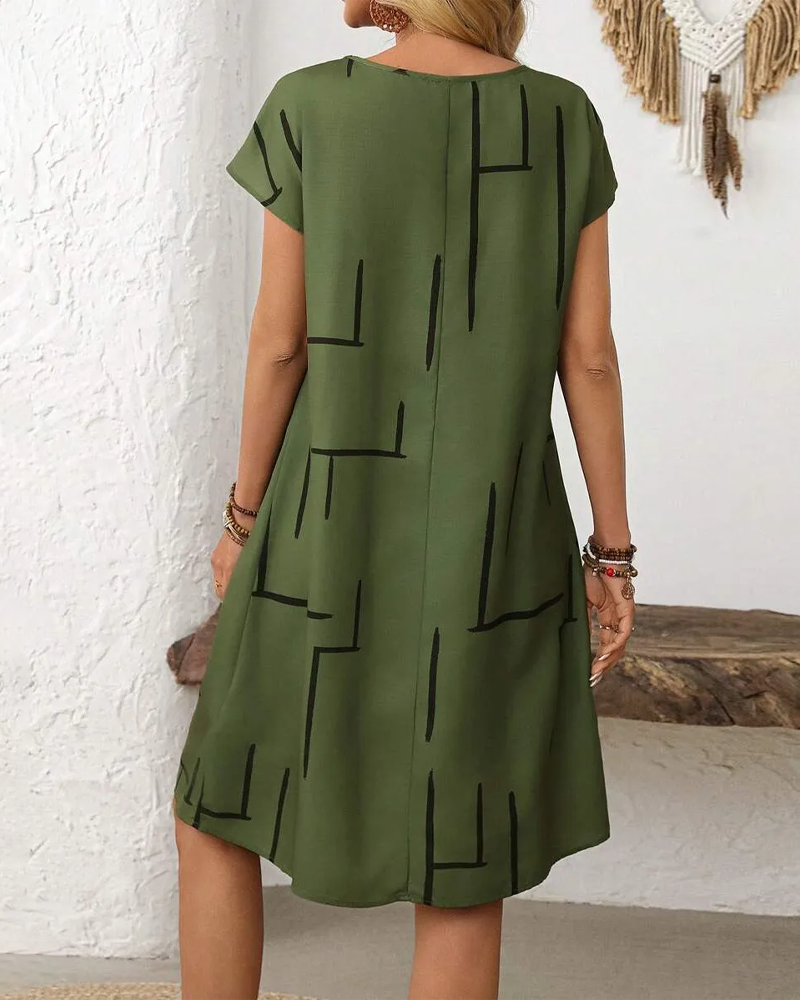 Virela - Relaxed Cut Linen Long Dress