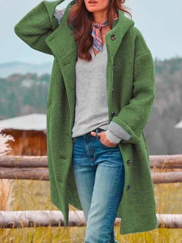 Mireva - Longline Slim Woven Coat