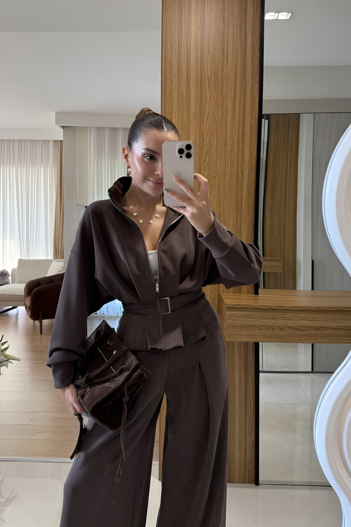 Velori - Wide-Leg Tailored Set