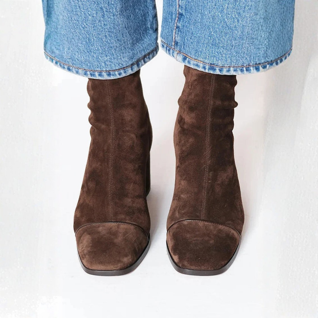 Lunera - Square Heel Ankle Boots