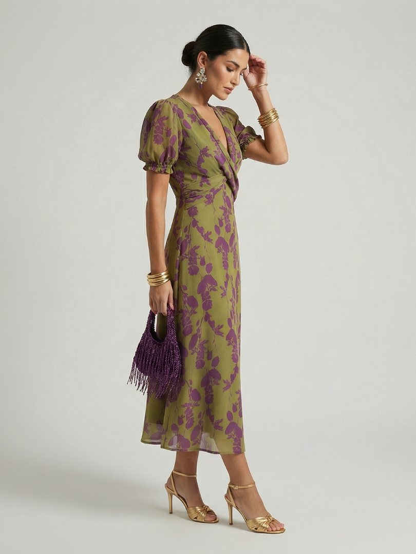 Nelari - Skimming Cut Midi Dress
