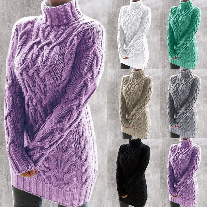 Mireva - Round Neck Knit Sweater