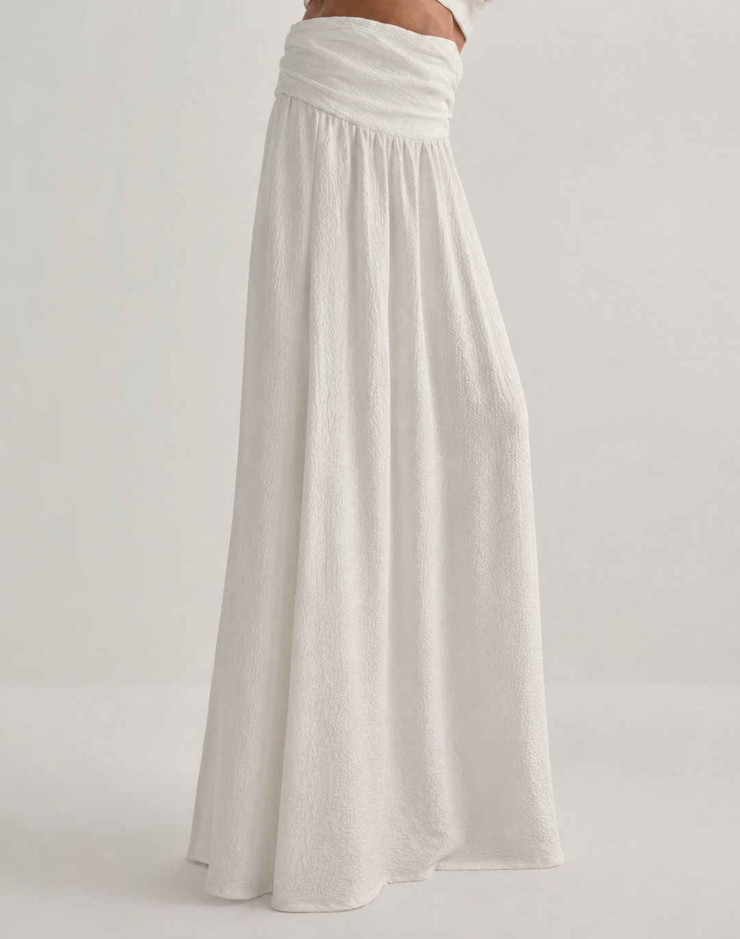 Orlise - Ruffled-Waist Skirt