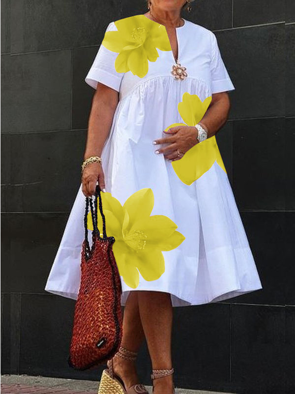 Orvina - Pleated Woven Midi Dress