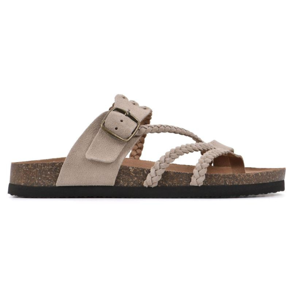 Selira - Braided Suede Sandals