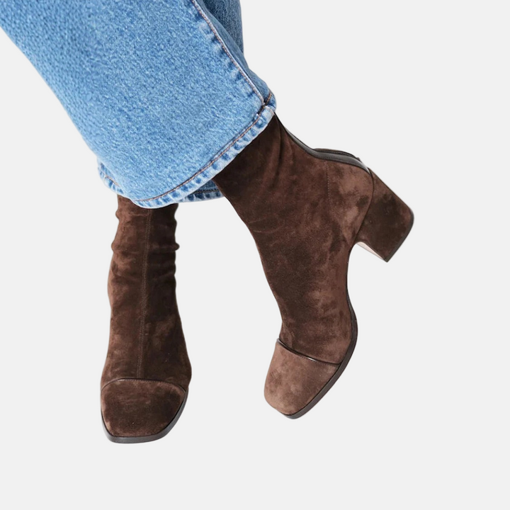 Lunera - Square Heel Ankle Boots