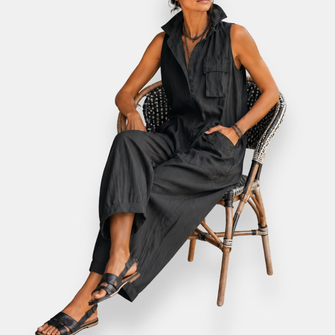Velise - Cargo Woven Jumpsuit