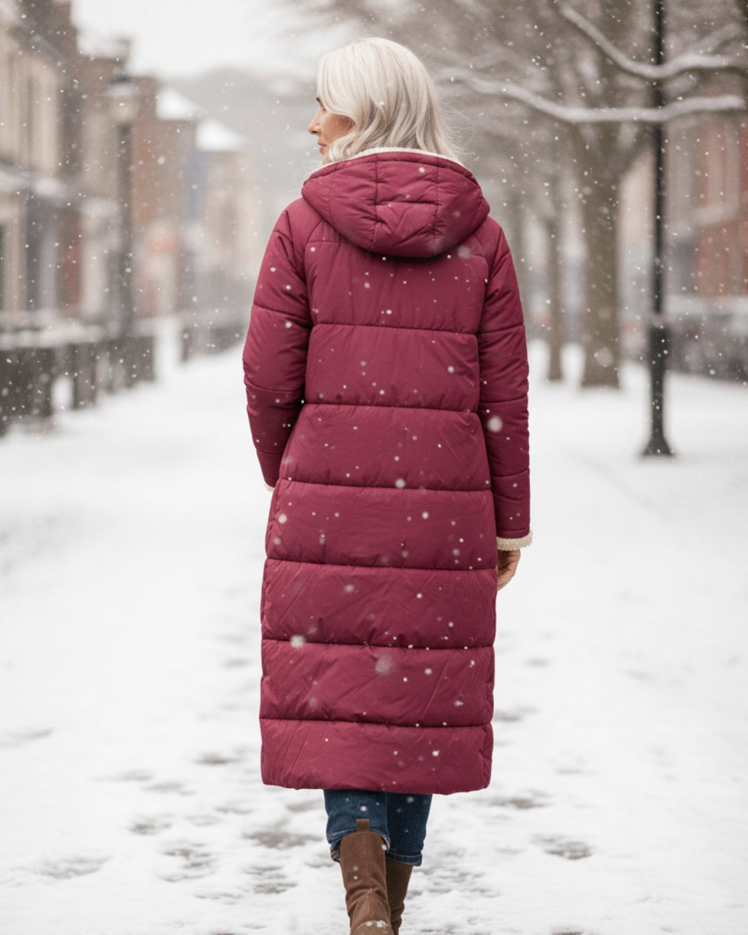 Arlise - Reversible Sherpa-Lined Coat