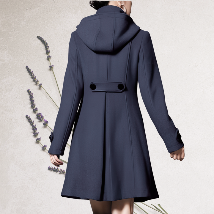 Anvela - Knee-Length Trench Coat