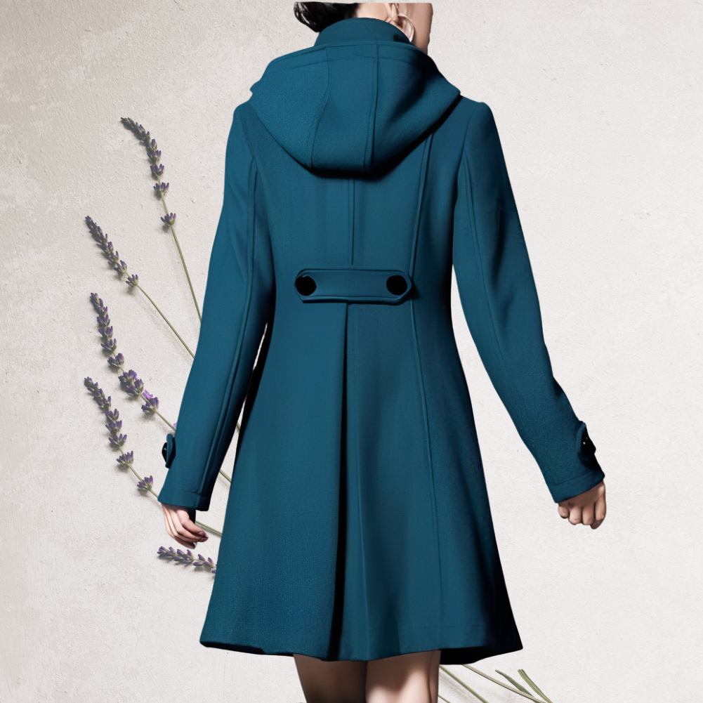 Anvela - Knee-Length Trench Coat