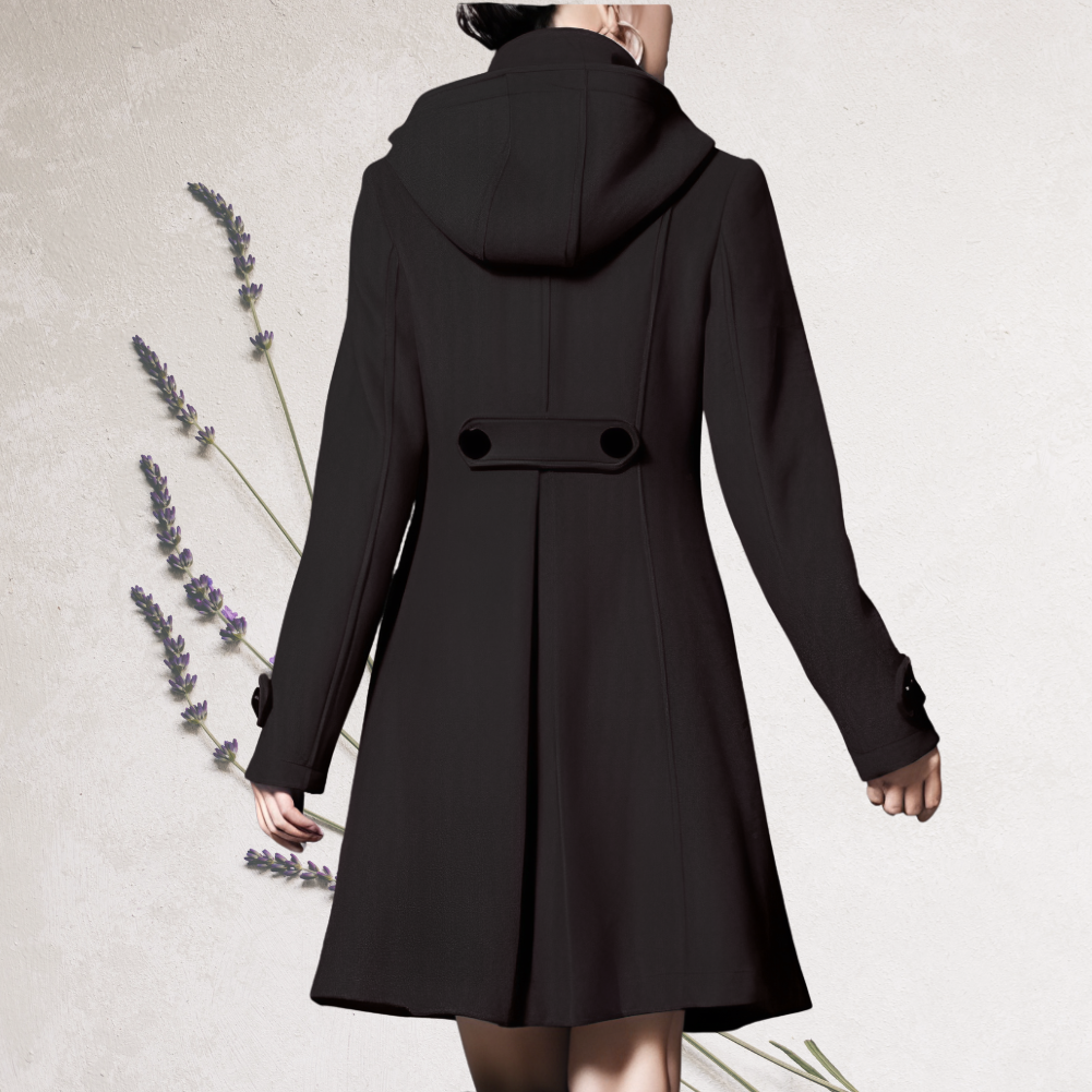 Anvela - Knee-Length Trench Coat