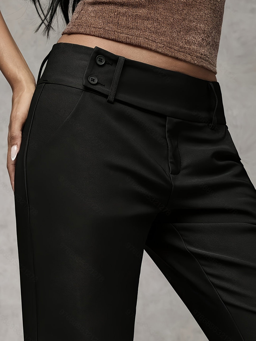 Reniva - Wide-Leg Woven Trousers