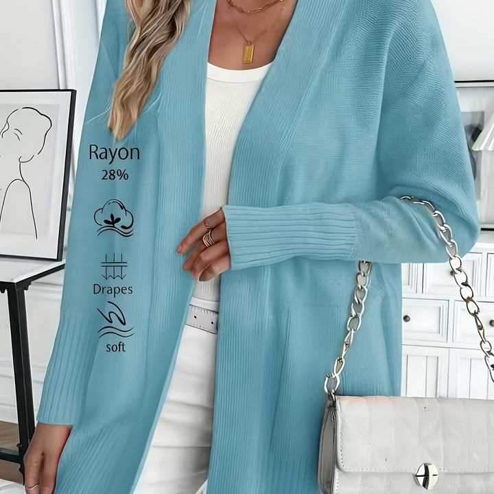 Tivora - Longline Knit Cardigan