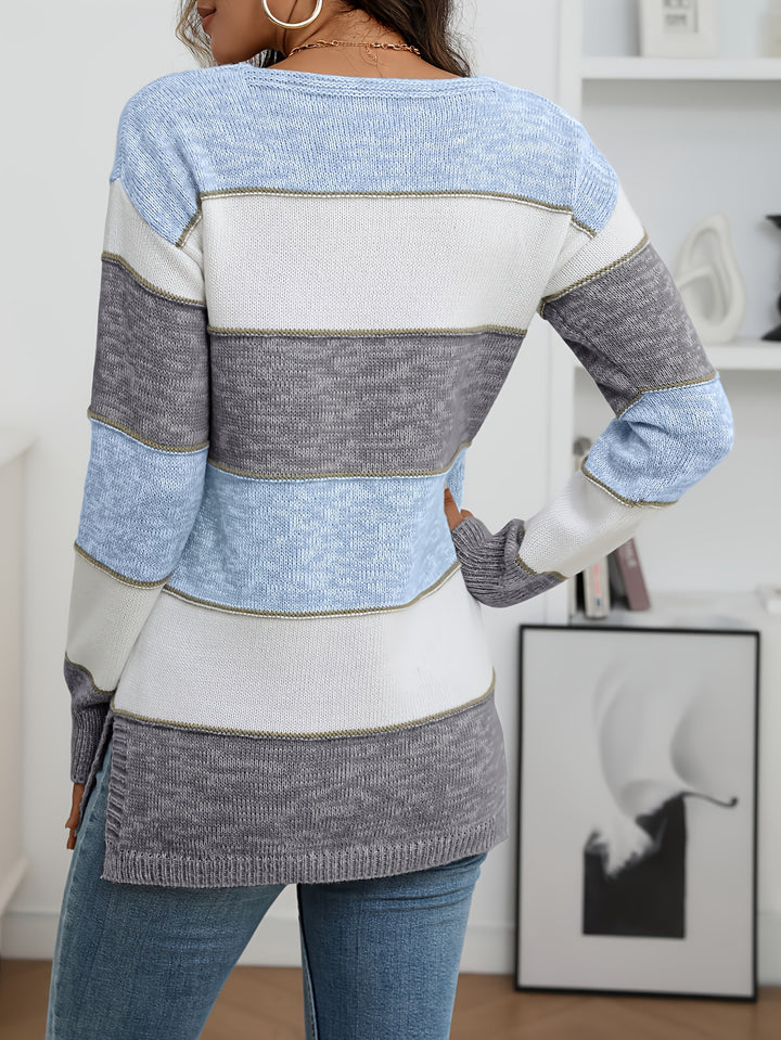 Nevira - Colorblock Knit Pullover
