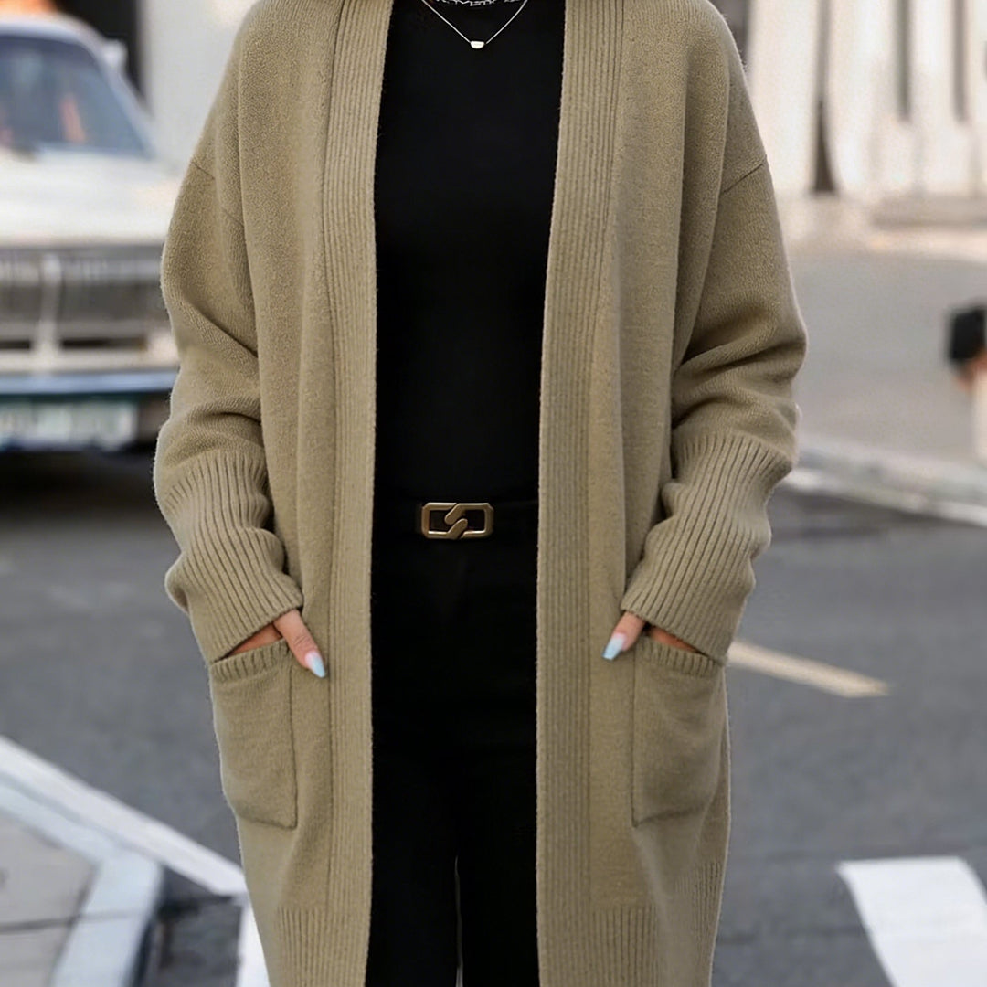 Navira - Ribbed Knit Cardigan