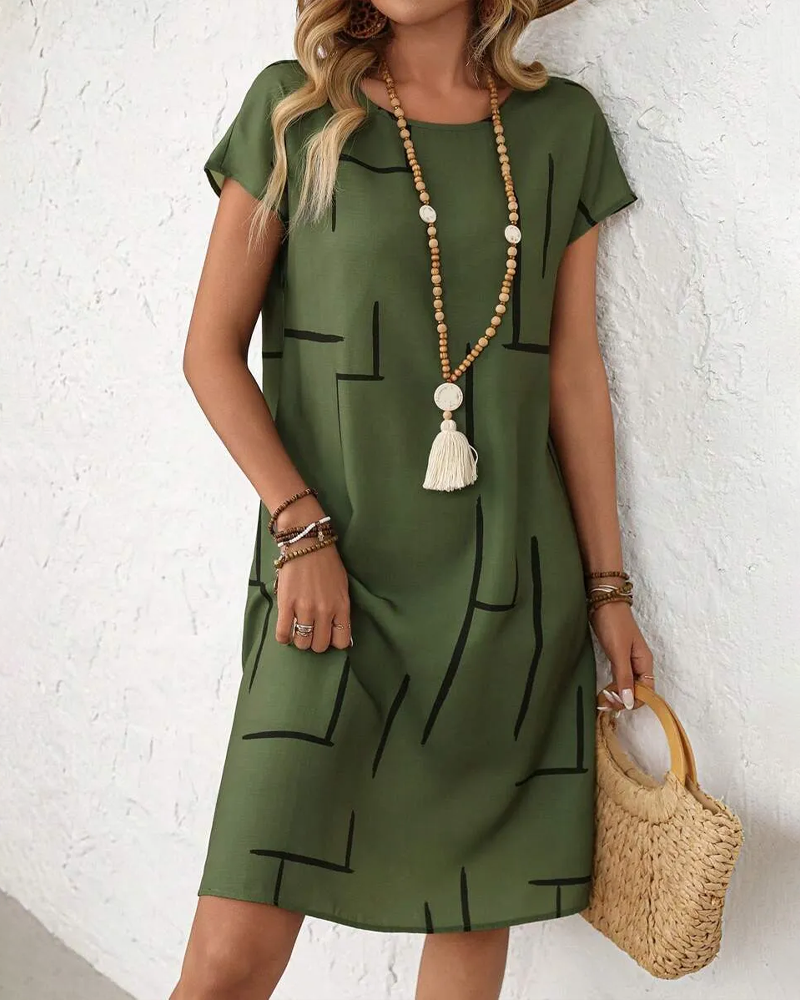 Virela - Relaxed Cut Linen Long Dress