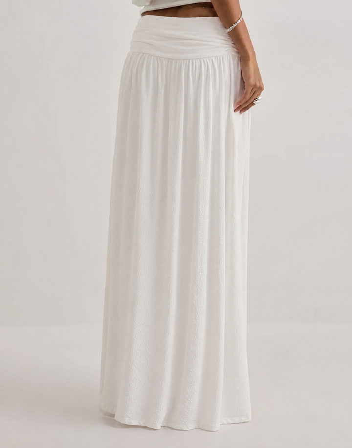 Orlise - Ruffled-Waist Skirt