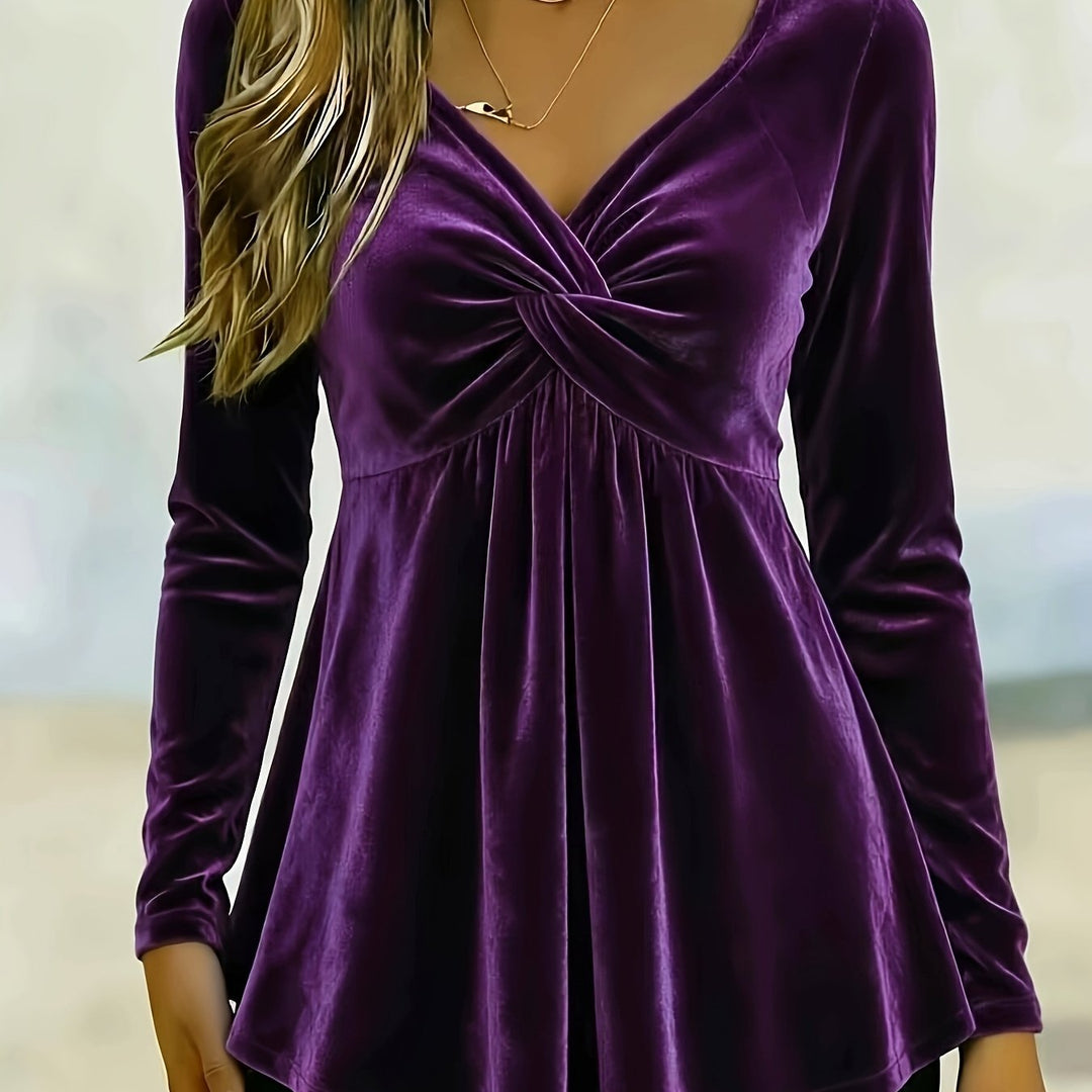 Velira - Twist Knot Jersey T-Shirt
