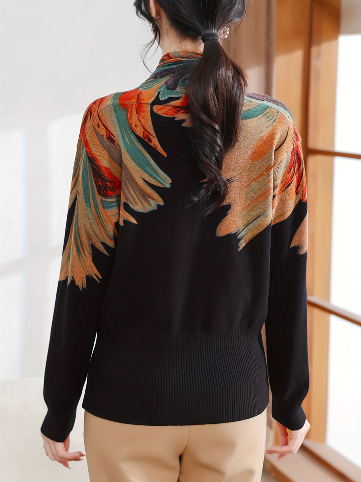 Rilena - Rhinestone Viscose Knit Sweater