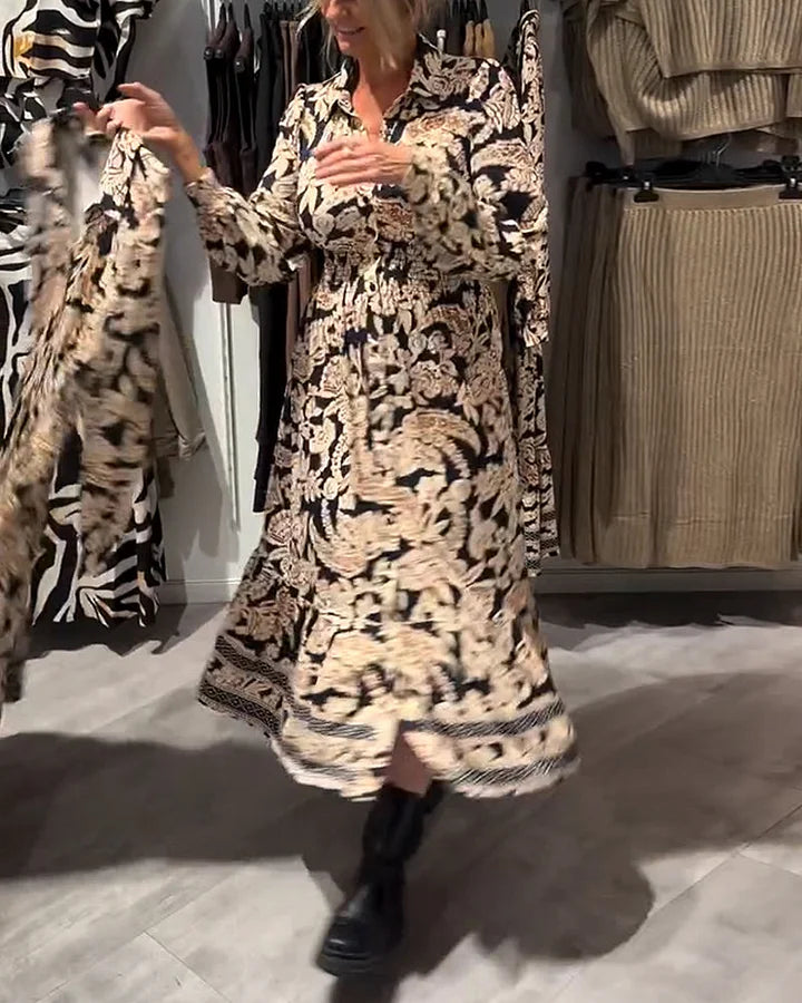Naliri - Floral-Print Woven Shirt Dress