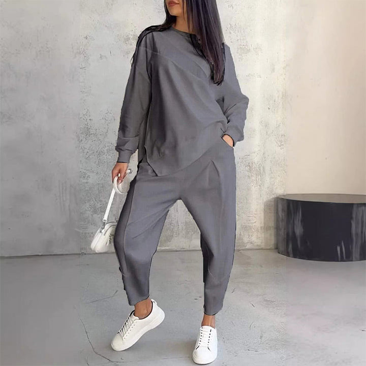 Belira - Round Neck Jersey Suit