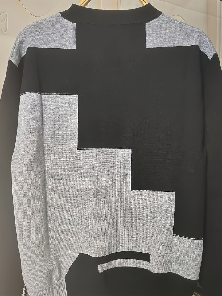 Neriva - Colour-Block Knit Pullover